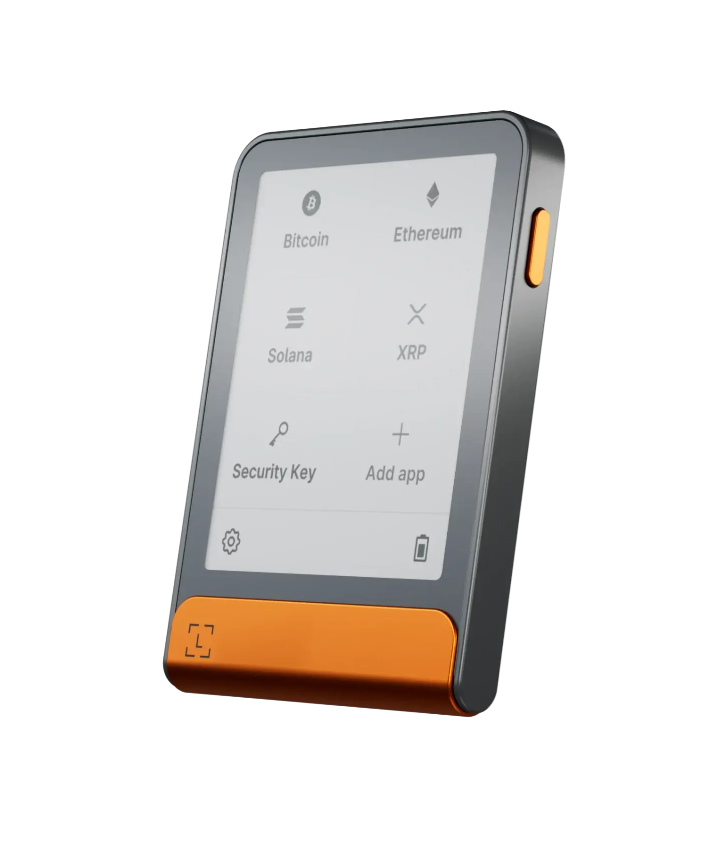 Ledger Flex USB-C接口展示