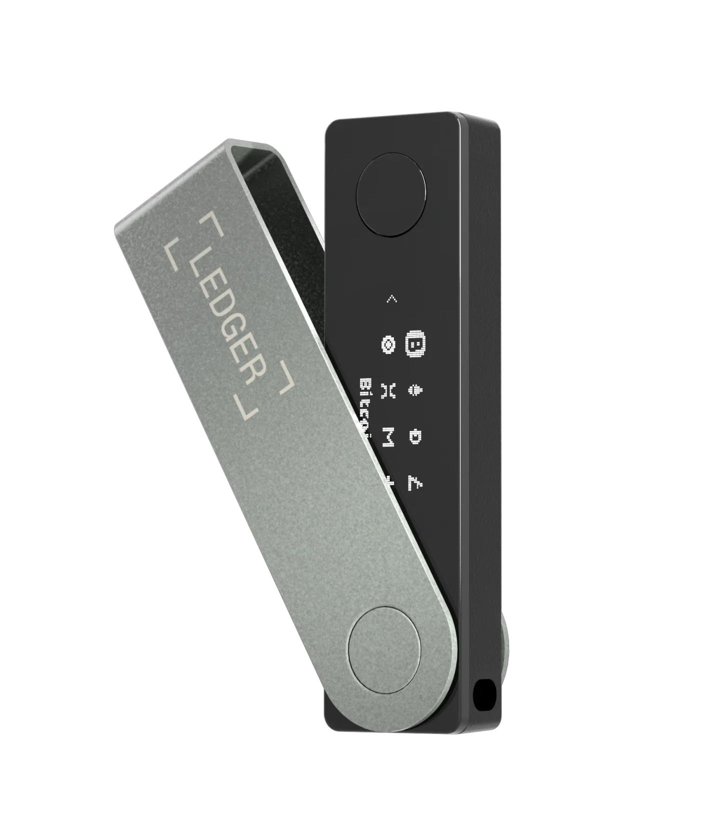 Ledger Nano X 正面展示 冷钱包硬件钱包