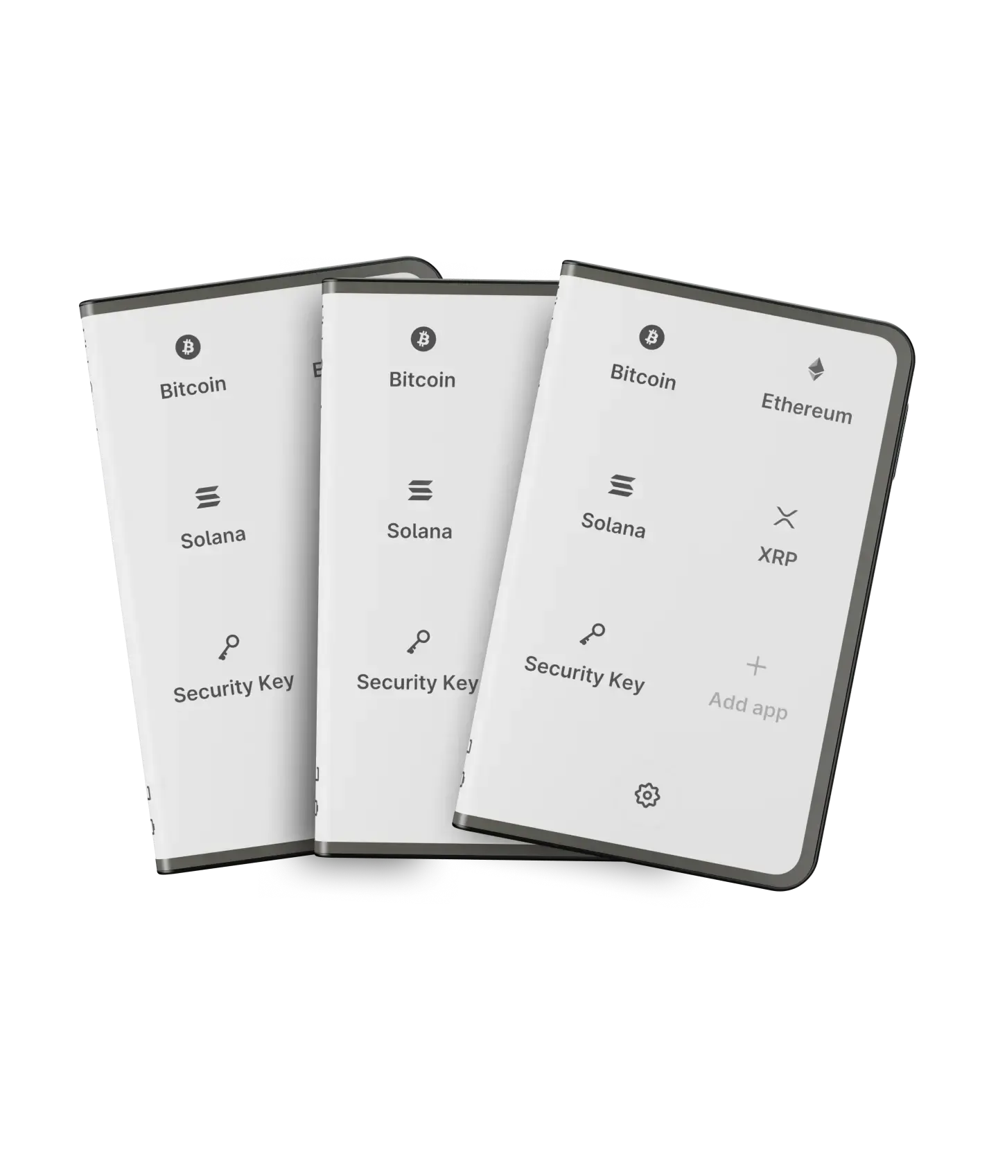 Ledger Stax USB-C接口展示