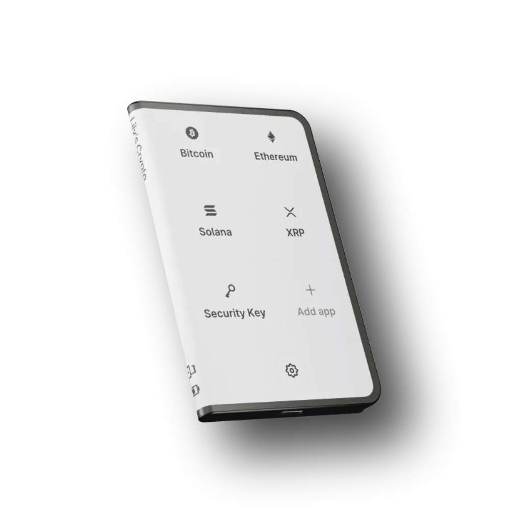 Ledger Stax 侧面展示